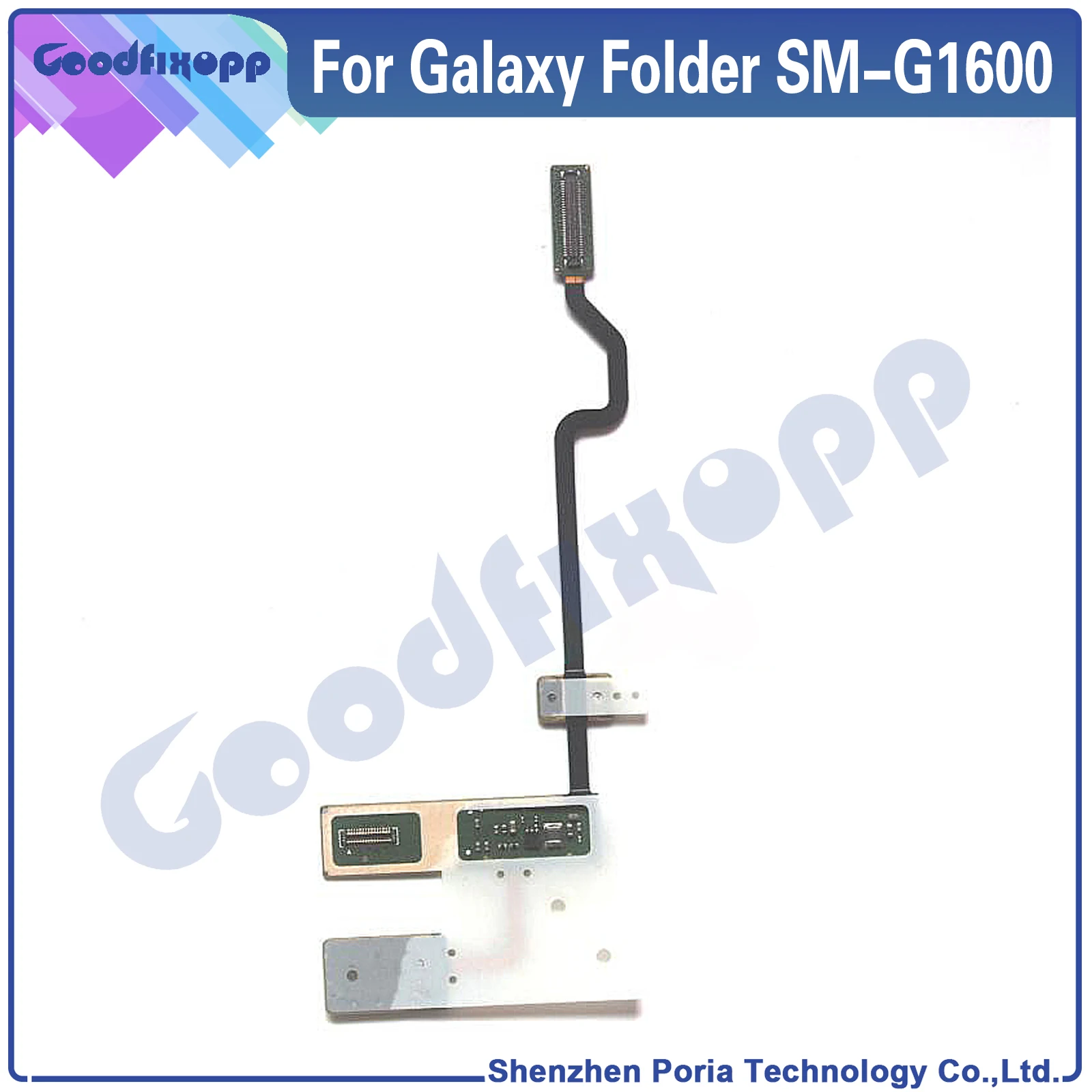 For Samsung Galaxy Folder SM-G1600 G1600 Mainboard Axis Of Wiring Flex Cable Repair Parts Replacement