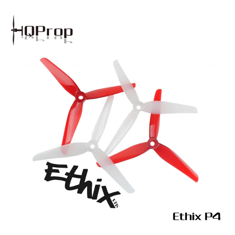 HQPROP Ethix P4 Candy Cane Prop 5140 5.1X4X3 3-Blade PC Propeller for RC FPV Racing Freestyle 5inch Drones DIY Parts