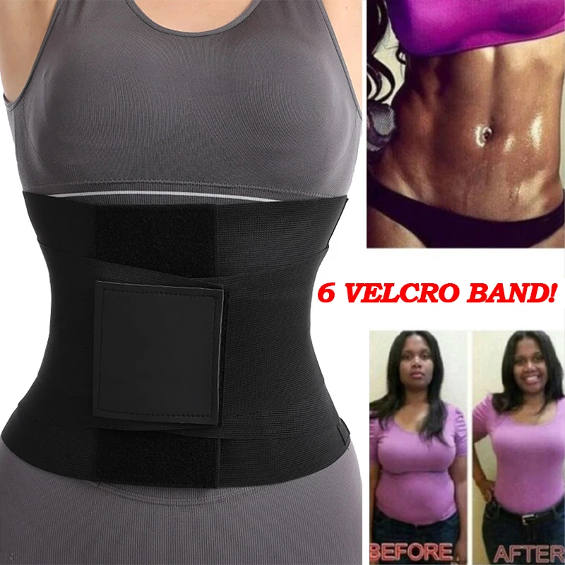 Slimming Girdle Fajas Mujer Moldeadora Sweat Sauna Waist Trainer Body Shapwear Belt Tummy Control Hourglass Figure Workout Band