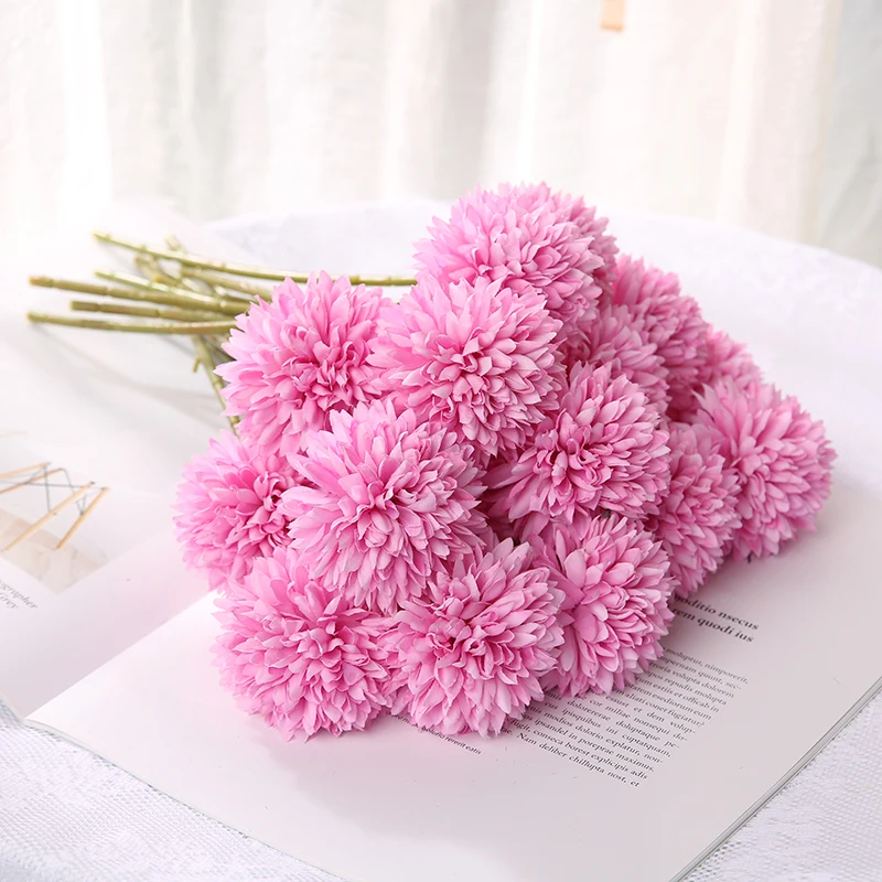 3/5 Stuks Hortensia Kunstbloemen Boeket Voor Thuis Slaapkamer Decor Bruiloft Decoratie Ambachtelijke Vazen Bloemstuk Accessoires