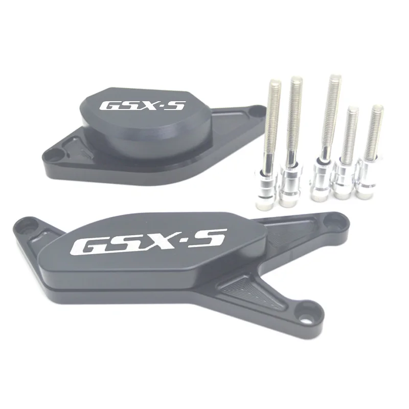 

For SUZUKI GSXS GSX-S 750/Z 1000/F/Z GSXS750 GSXS1000 2015-2020 CNC POM Frame Slider Crash Pad Engine Stator Case Saver Cover