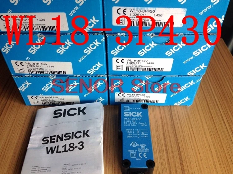 

Brand new photoelectric switch WL18-3P430 genuine guarantee Item No. 1025911