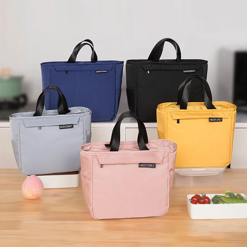 Large Capacity Portable Lunch Bag for Picnic Travel School Thermal Insulated Bento Box Cooler Bag Food Storage Container Handbag