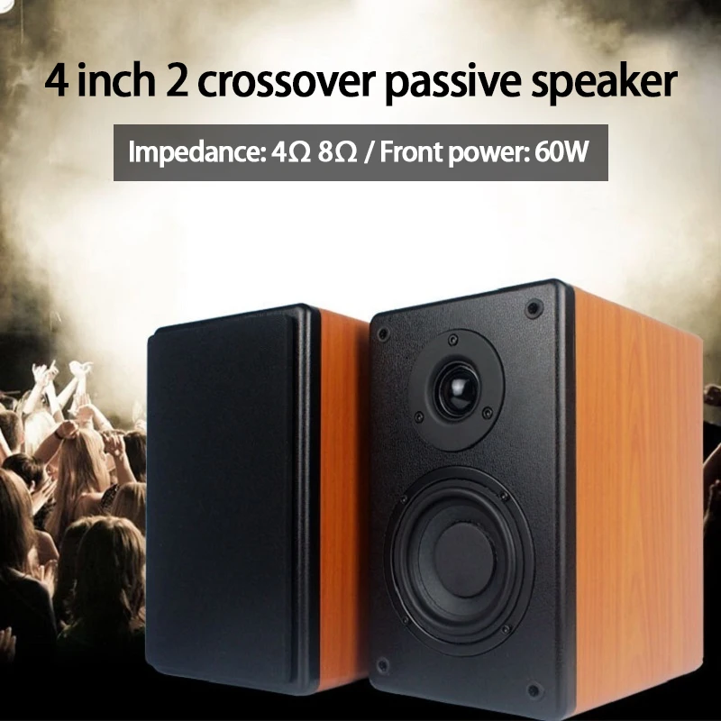 40-100W 4 Inch Thụ Động Loa 4-8 Ohm Khuếch Đại Loa Nhà AudioTreble Và Bass 2 bass HIFI Mặt Trước Loa Âm Thanh Vòm
