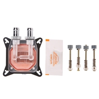 GPU Water Block Cooling Double Channel Copper Cooler For Graphics Card Radiator