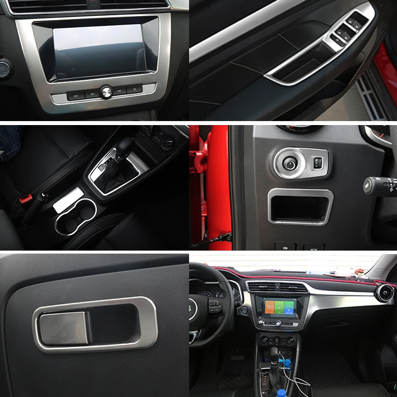 Car Interior  Accessories For MG ZS window button switch cover air outlet car center console frame gear shift Navigation panel