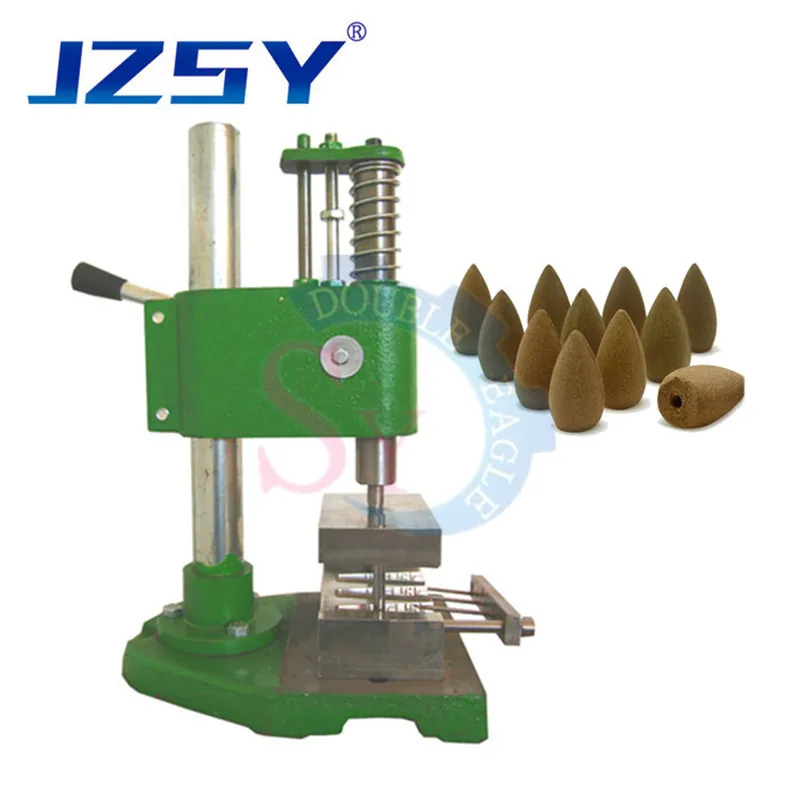 

High efficiency manual india herbal cone shape incense machine/hand press arabic backflow incense making machine