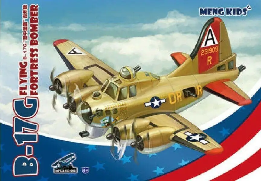 

MENG MODEL mPLANE-001 FLYING B-17G FORTRESS BOMBER [Q Edition] For Kids Cute