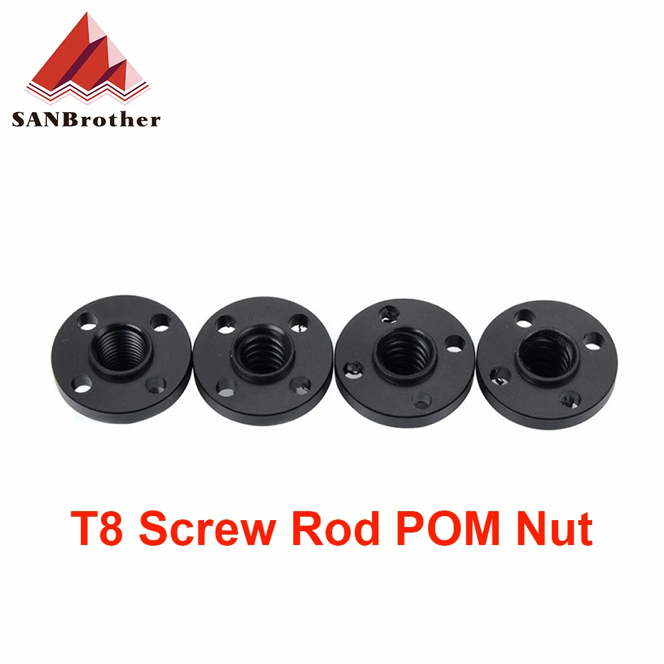 

T8 nut trapezoidal screw POM lead 1mm 2mm 4mm 8mm 1pcs