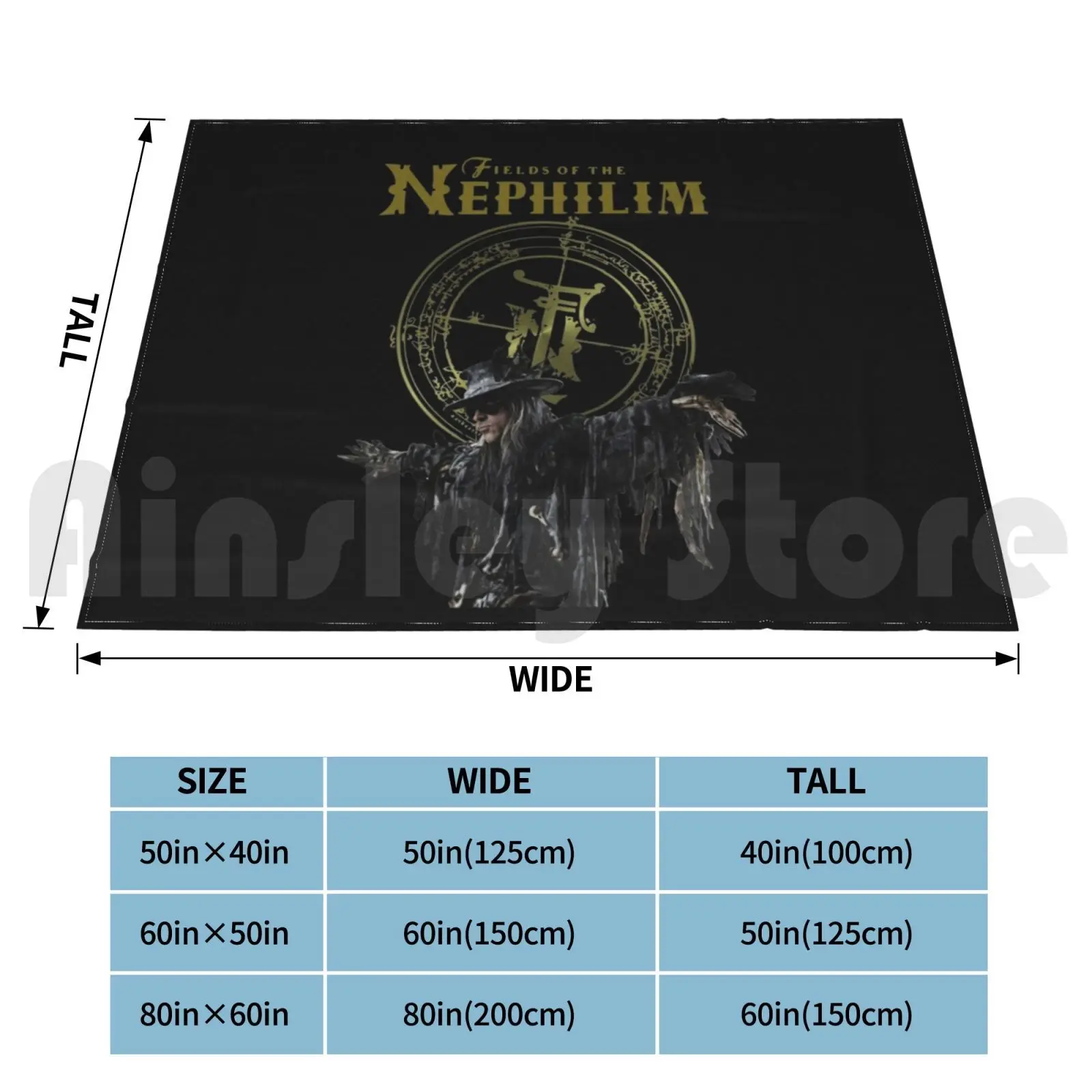 Fields Of The Nephilim Blanket For Sofa Bed Travel Fields Of The Nephilim Fields Nephilim Goth Punk Rock Metal