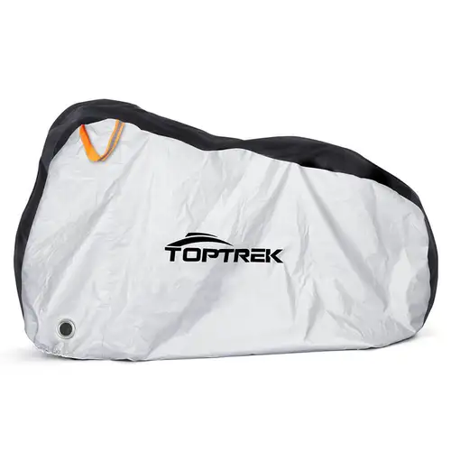 Toptrek-cubierta impermeable para bicicleta, cubierta para nieve y lluvia, Protector UV, Protector contra el polvo para bicicleta, cubierta impermeable a prueba de polvo 210T