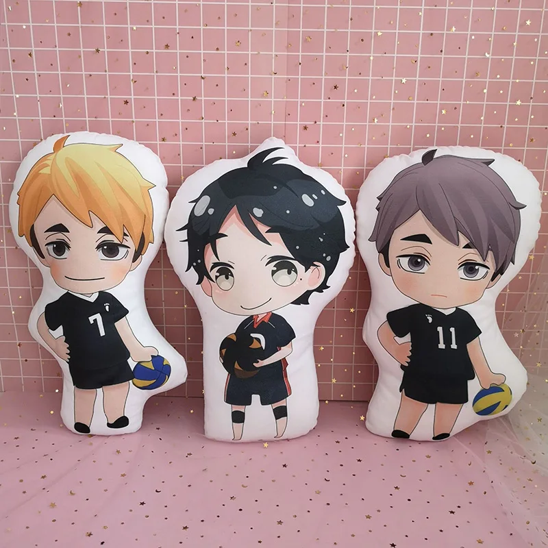 10cm Haikyuu!! Plush Doll Anime Haikyuu Shoyo Hinata Yu Nishinoya Oikawa Tooru Action Plush Pendant Cute Anime Soft Plush Toy