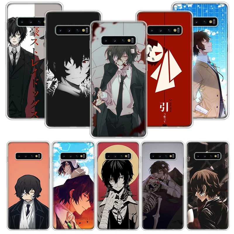 Anime Bungou Stray Dogs Dazai Osamu Phone Case For Samsung Galaxy S23 S24 Ultra S20 FE S21 S22 Plus S10 S10E S9 S8 + Soft Cover