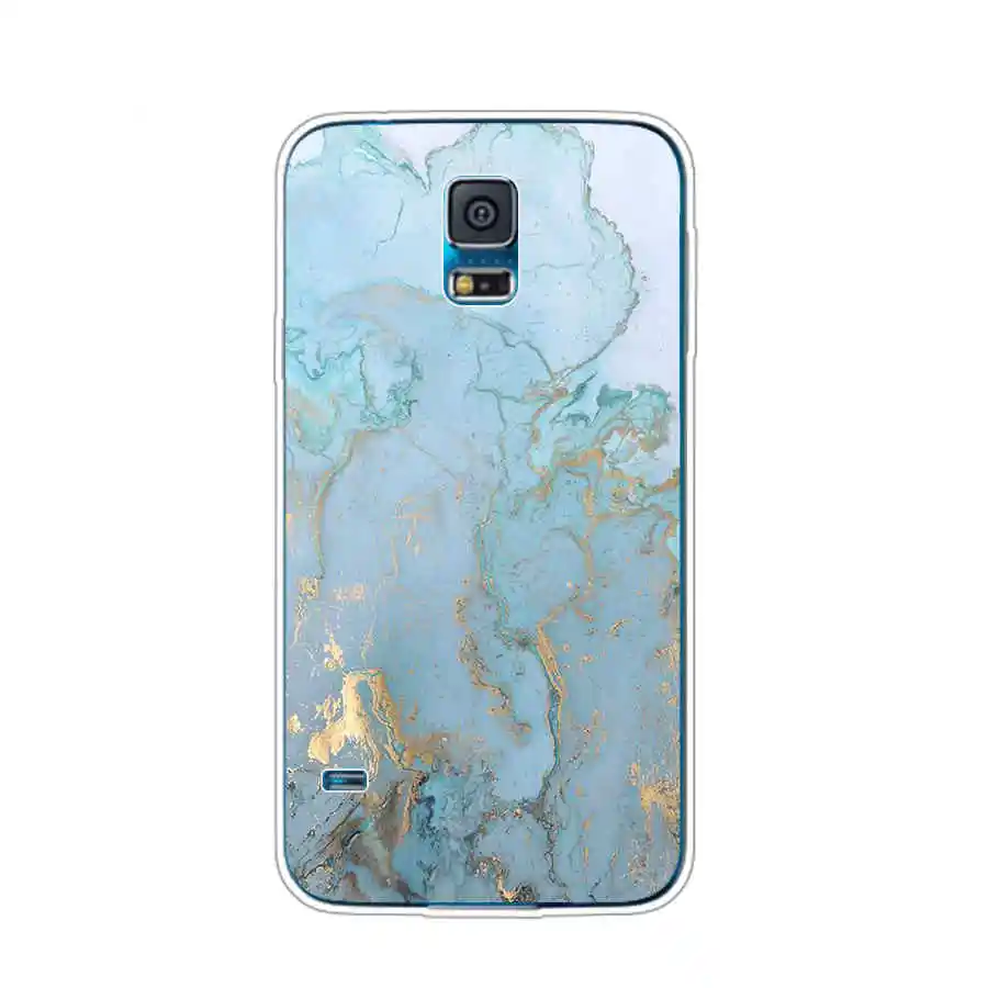 Funda de silicona para Samsung Galaxy S5, cubierta de teléfono para Samsung S5 Neo, Capa para Samsung S5 i9600, bolsa de pintura de SM-G900F