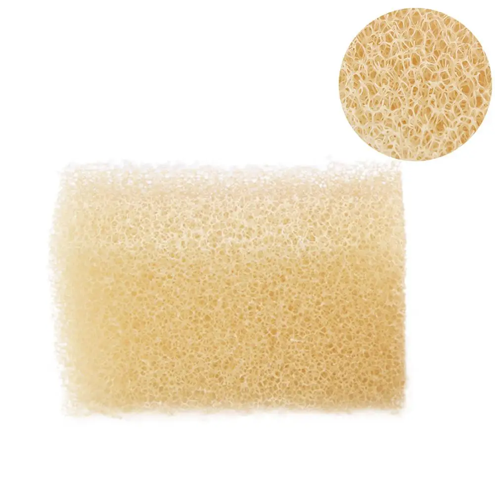 2pcs Offwhites Artificial Loofah Luffa Loofa Non-stick Oil Cleaning Scrub Sponge Good for Kitchen Dishes Bathroom Supplies