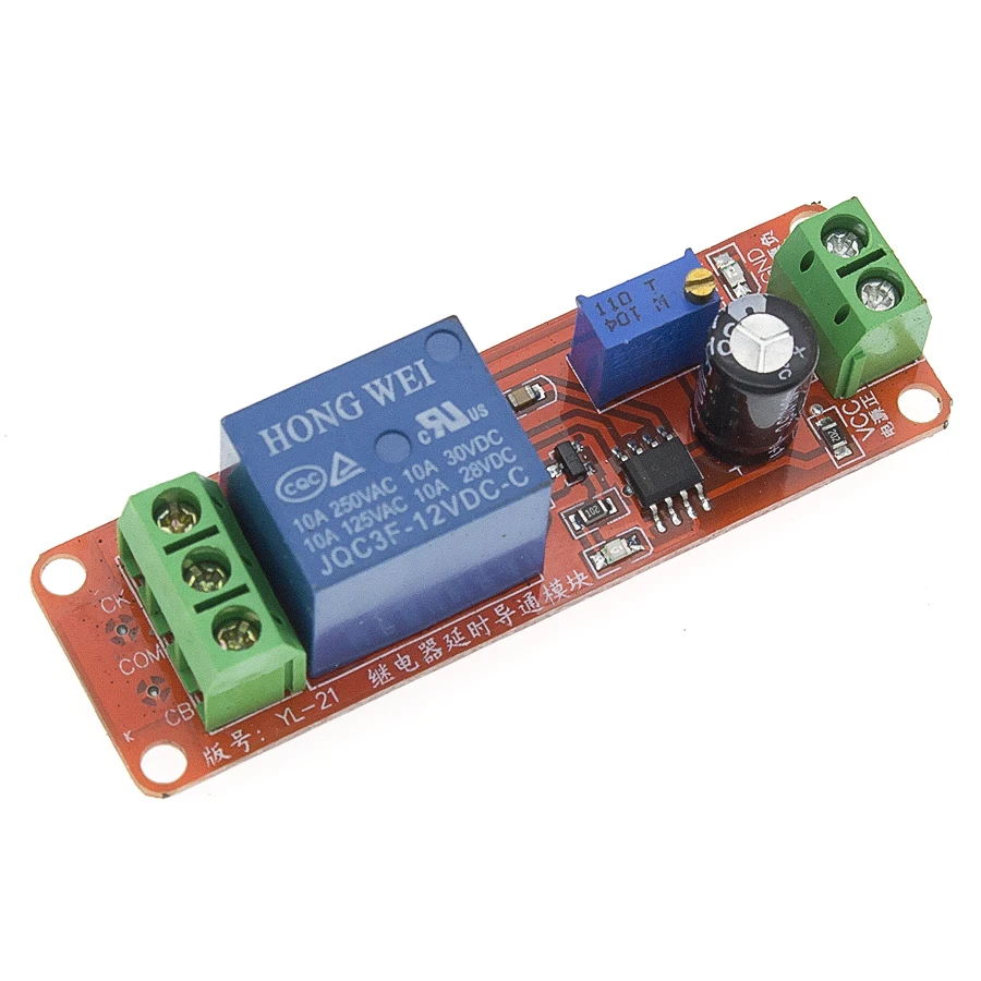 DC 12V Time Delay Relay module NE555 Time Relay Shield Timing Relay Timer Control Switch Car Relays Pulse Generation Duty Cycle