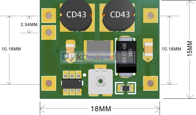 DC-DC buck-boost Converter module 3V~15V to 1V~15V 5V 6V 9V 12V 700ma/5W Step Down/UP Adjustable Power Voltage Regulator Board