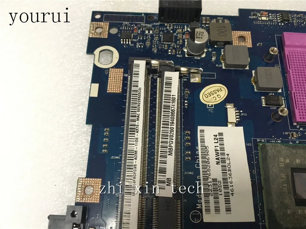 yourui For Acer G725 E725 Laptop motherboard MBPGV02001 KAWF0 LA-4851P Fully tested