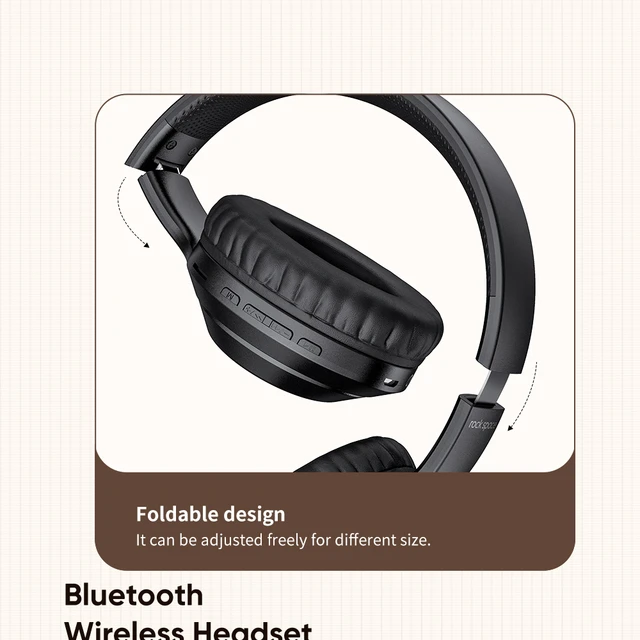 Headphones Bluetooth Rock Space Rock Space Wireless Headphones Rock Wireless Aliexpress