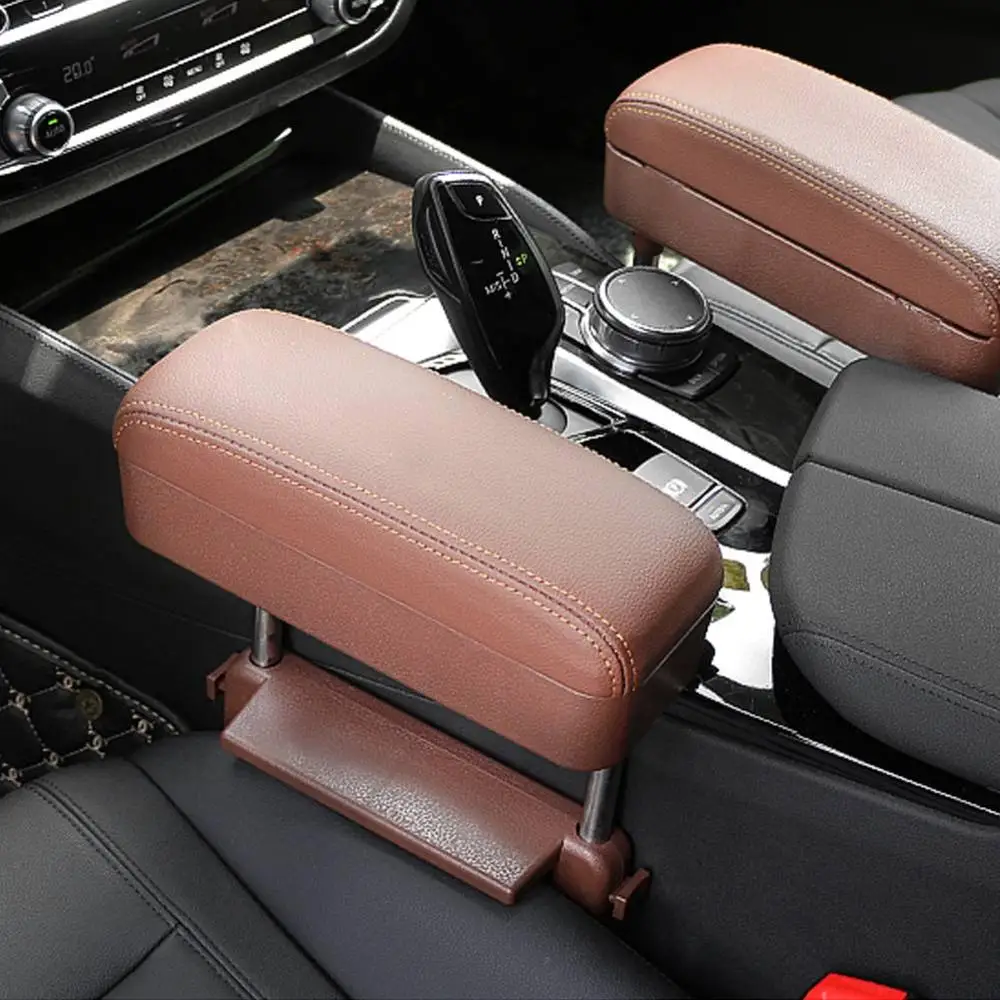 

1pcs Wireless Charge Armrest Car Seat Gap Slit Filler Arm Rest Storage Box Organizer