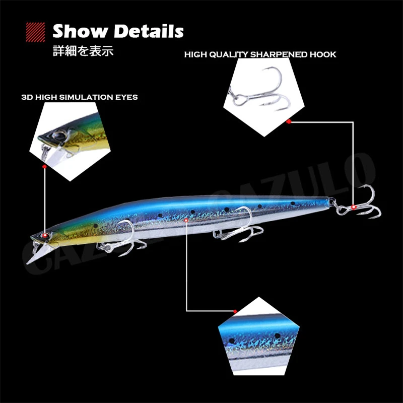 Minnow Fishing Lure Floating Weights 23g 14.5cm Isca Artificial Accesorios De Pesca Topwater Articulos Wobblers Pike Fish Leurre