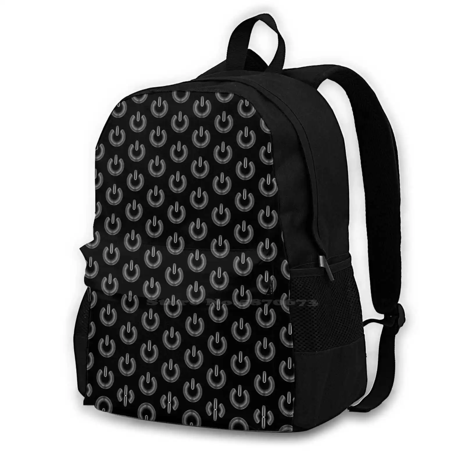 

Power Symbol 3D Fashion Pattern Design Travel Laptop School Backpack Bag Symbols Of Power And Strength On Off Switch Icon