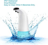 Automatic Soap Dispenser 250ml Infrared Auto Electric 3 Types of Bubbles Adjustable Foaming Dispenser for Bathroom Kitchen Hotel