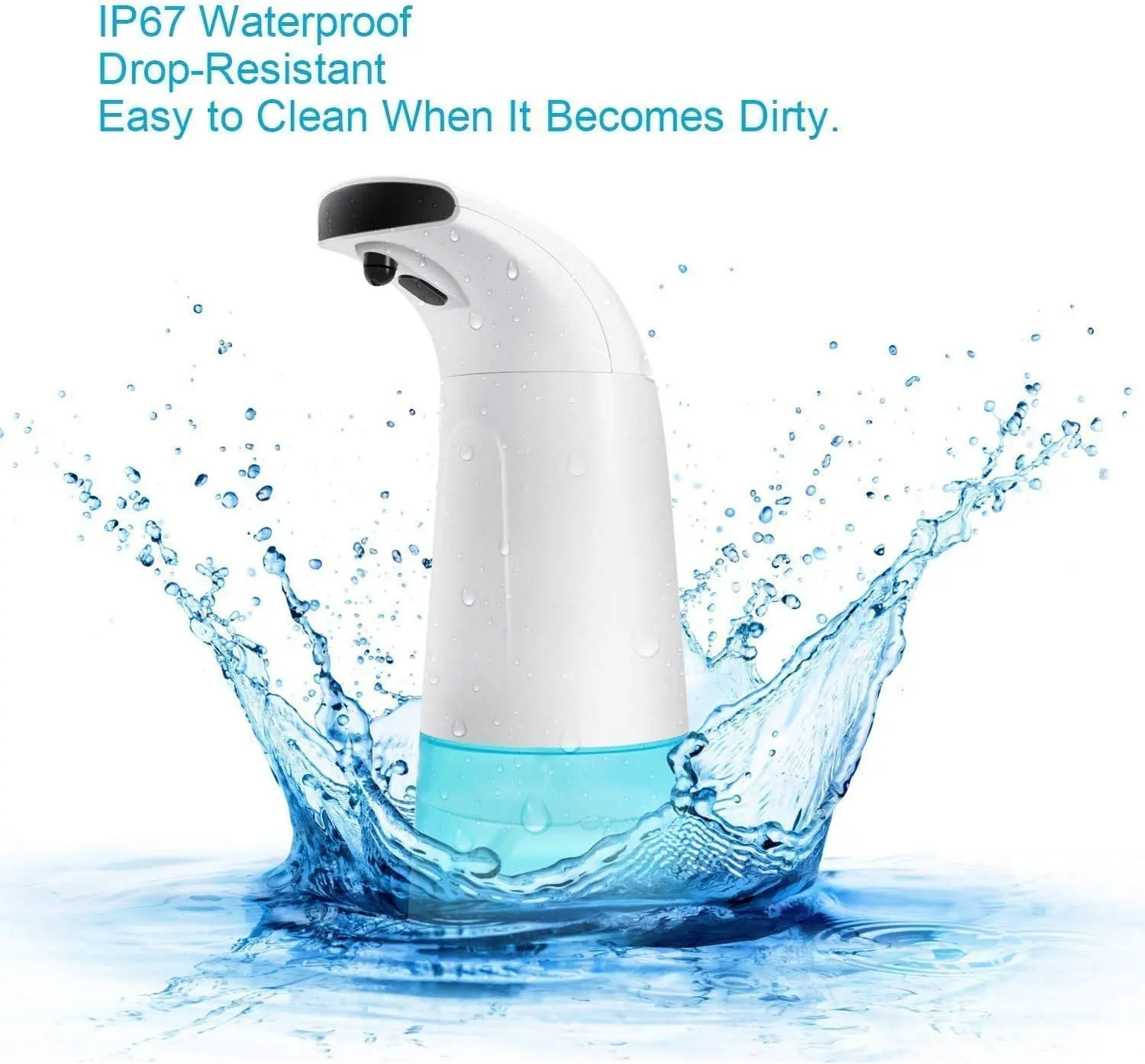 Automatic Soap Dispenser 250ml Infrared Auto Electric 3 Types of Bubbles Adjustable Foaming Dispenser for Bathroom Kitchen Hotel