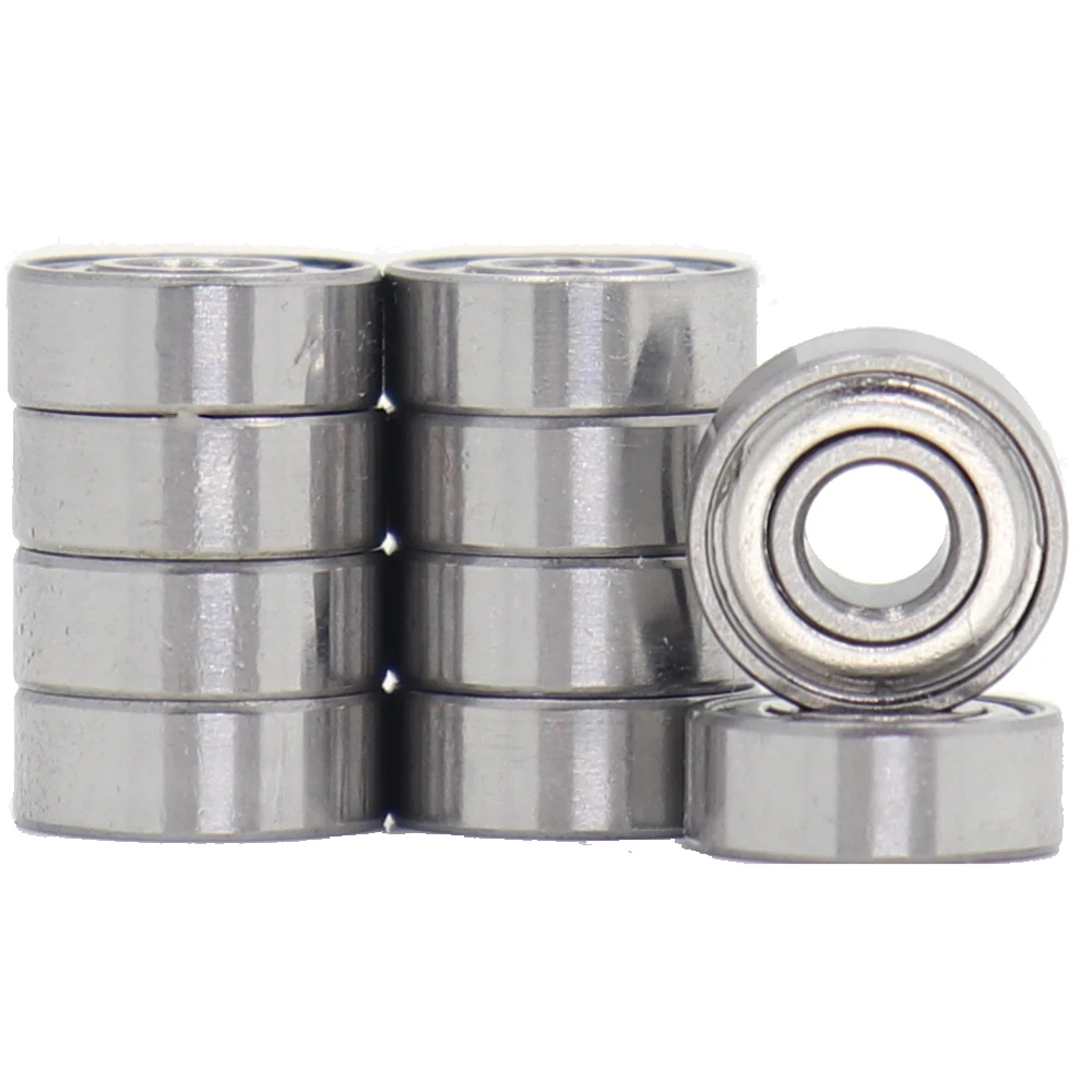 

MR83ZZ Bearing ABEC-1 ( 10 PCS) 3*8*3 mm Miniature MR83 ZZ Ball Bearings R-830 MR83Z