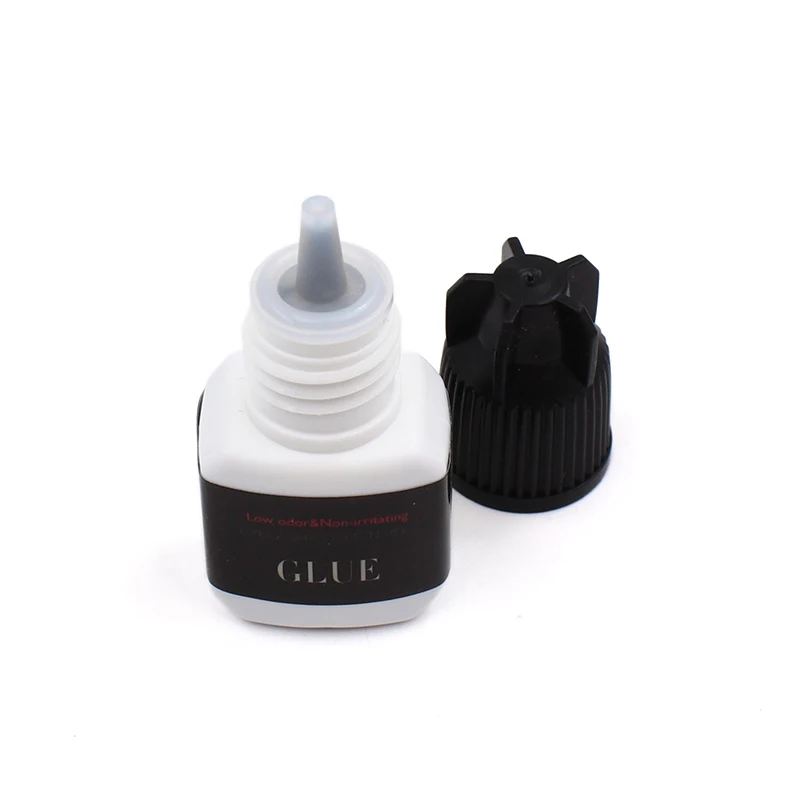 5ML Individual Eyelash Glue Black Eyelash Adhesive Glues Odor Free No Stimulation slow dry use for beginner