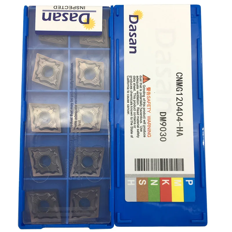 Ferramenta de torno externo cnmg120408 ha dm9030, cortador de torno para aço inoxidável de carboneto de tungstênio