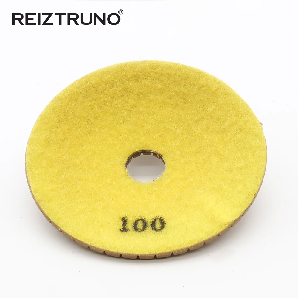 Reiztruno 80mm/100mm cuscinetti per lucidatura stomex lavelli a tazza per lucidatura e curve "per calcestruzzo, granito, marmo e pietra naturale
