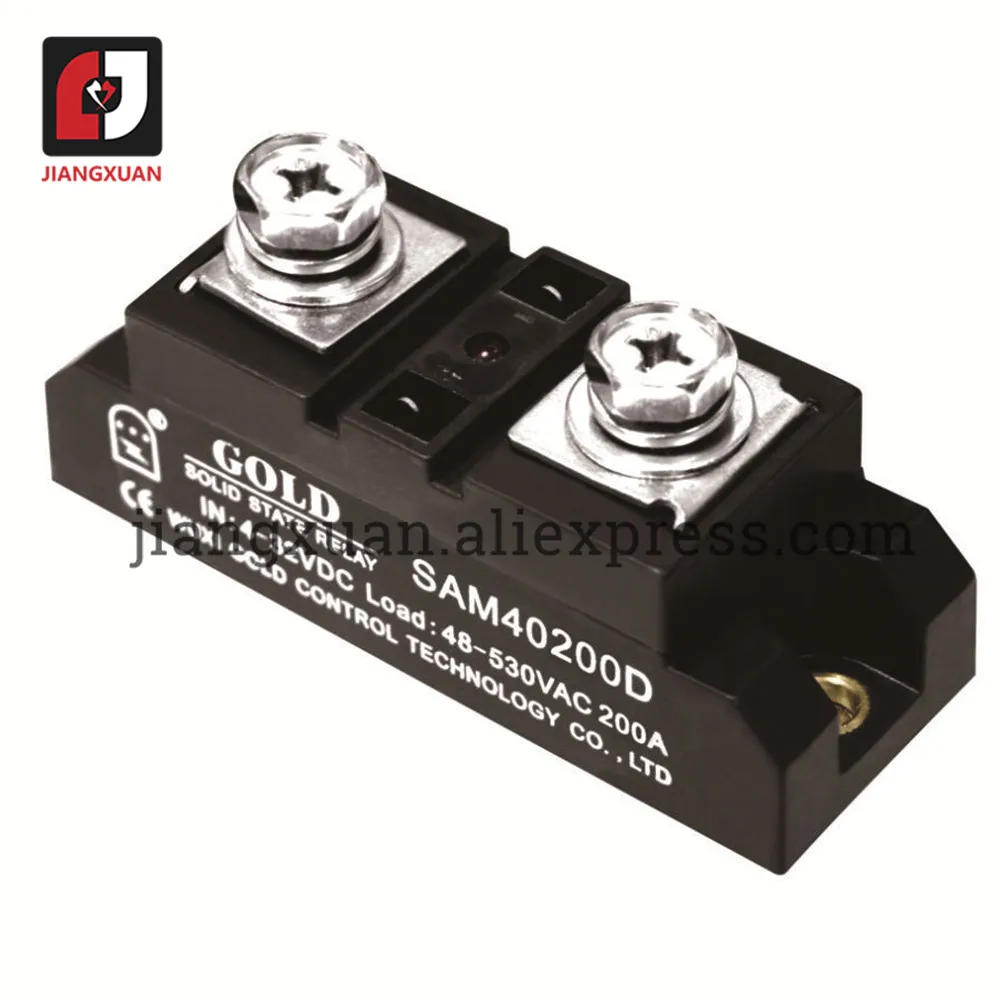 GOLD Solid state relay SAM40100D SAM40200D sam40300D sam40400D sam80500d DC controlled AC industrial SSR