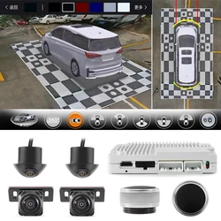 Carsanbo 360° Car Camera System 3D Panoramic Camera DVR Bird Eye Surround View System For Enclave GL8 Refit Regal Other Models