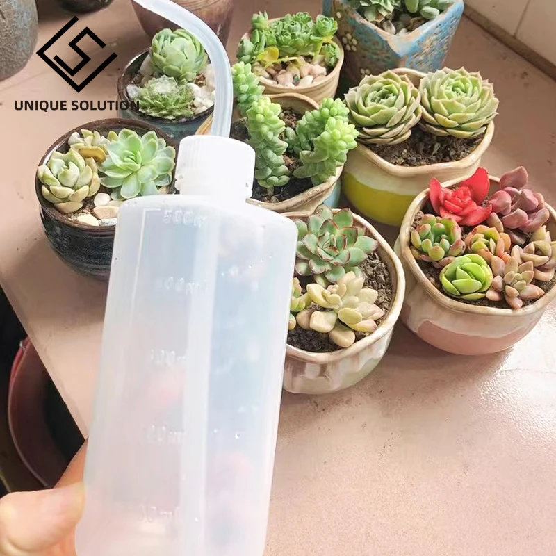 Watering Can Squeeze Bottles Water Beak Pouring Kettle Tool  250ml/ 500ml/ 1000ml Succulents Plant Flower