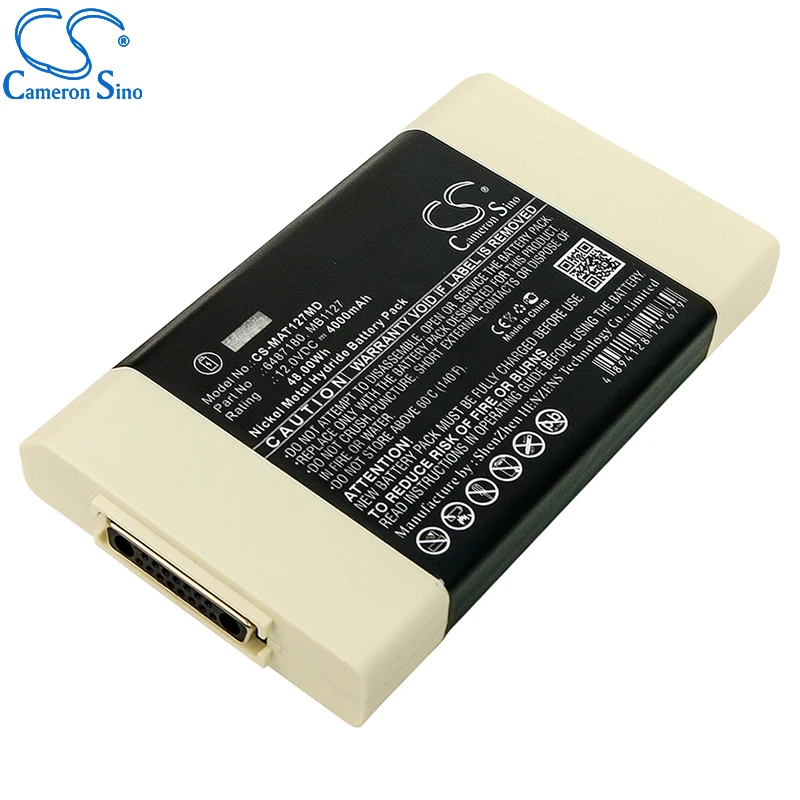 CameronSino Pin Cho MAQUET Servo I/S/U Phù Hợp Với MAQUET 64-87-180 MB1127-O Y Tế Thay Thế pin 4000MAh/48.00Wh 12.00V