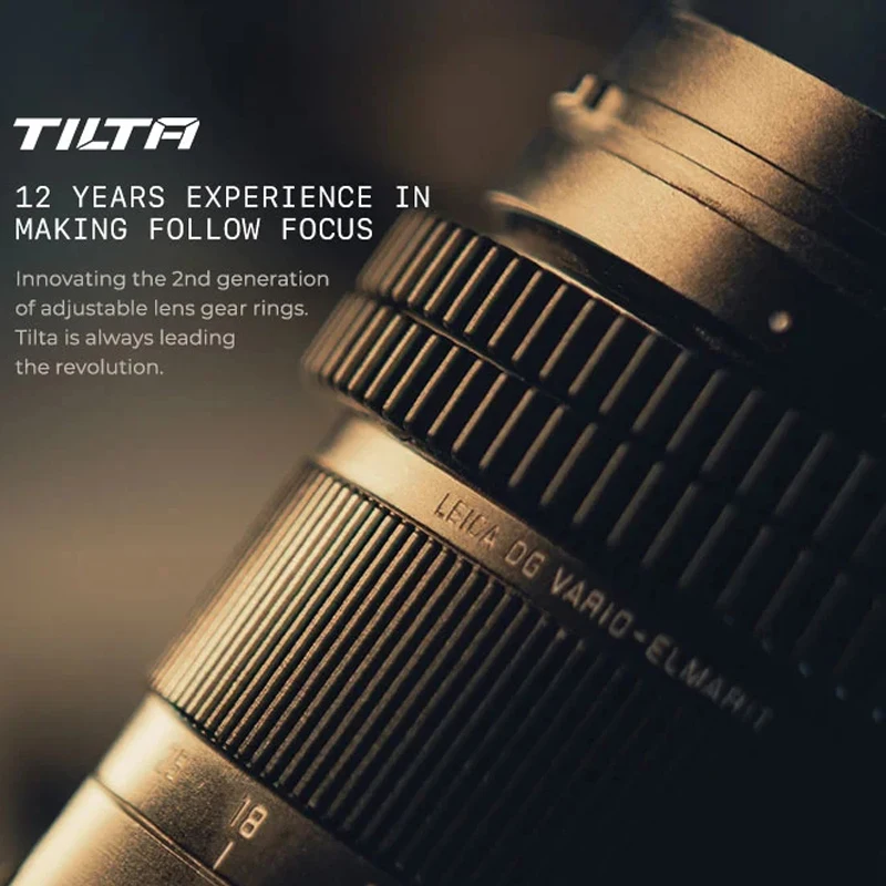 TILTA Seamless Focus Gear Ring 360  Rotation Follow Focus Ring 46.5-90 For SLR DSLR Camera Accessories Tiltaing TA-FGR PRT