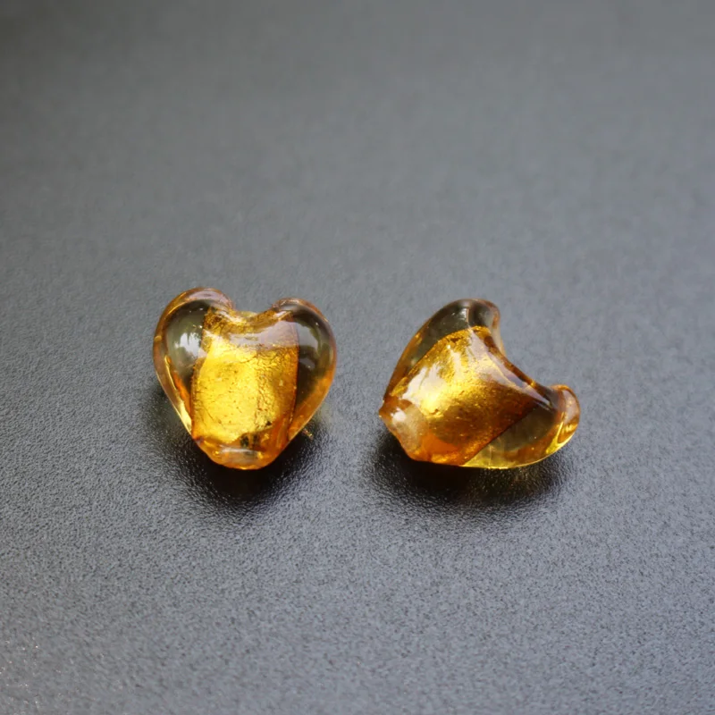 12mm Herzperlen, lampeffektveredelte Glasperlen, rot-rosa Mischung für Schmuckherstellung, Schmuckzubehör, weiße Accessoires, DIY Bijoux – Detail 11