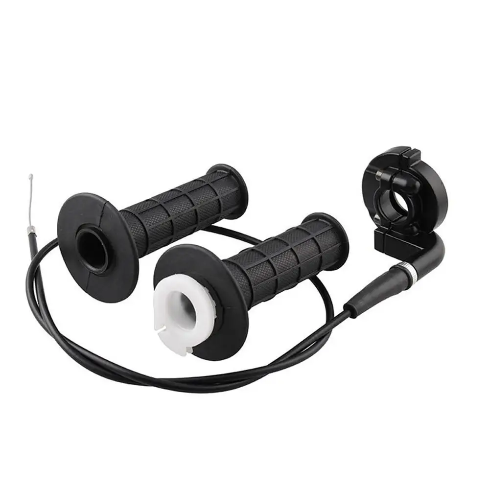 

Мотоциклетные ручки для мотокросса, поворотная ручка, универсальная ручка дроссельной заслонки для 7/8 110-250CC с тросом дроссельной заслонки, ручка ускорения