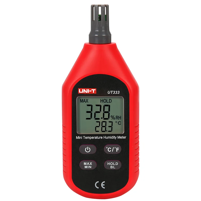 UNI-T Mini Temperature Humidity Meter UT333 Series LCD Digital Display High-accuracy Thermometer Hygrometer Environmental Tester