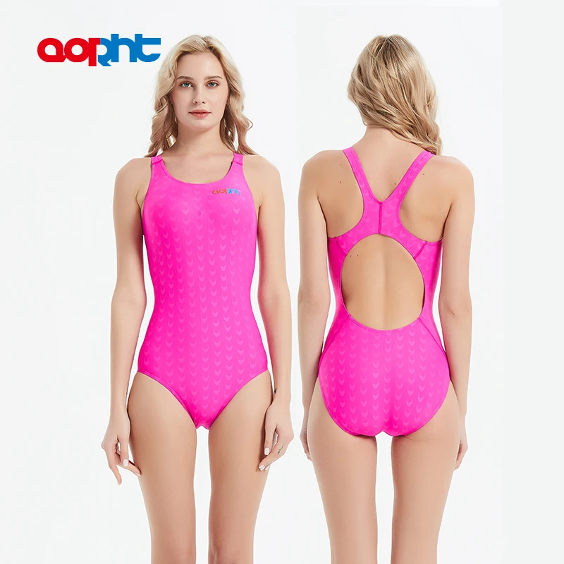 Traje de baño de entrenamiento profesional de una pieza para mujer, Monokini femenino para deportes acuáticos, competición de carreras, traje de