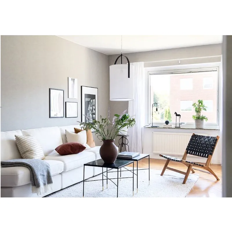 Ay 조명 펜던트 조명, 북유럽 디자인 린넨, 코튼, DIY 원단 전등갓, LED 화이트 펜던트 조명, 호텔 로프트 스타일 램프