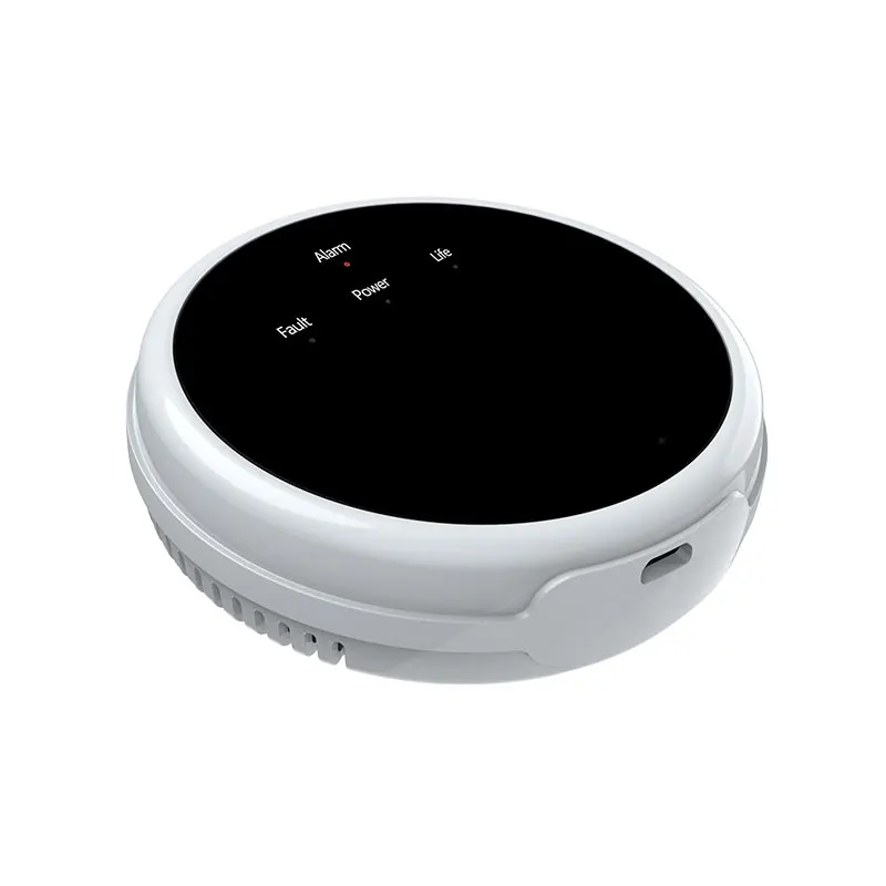 433MHz Wireless Gas Sensor Applicable Natural Gas Methane Liquefied Petroleum Gas 80dB Alarm Volume Wall-mounted Installation