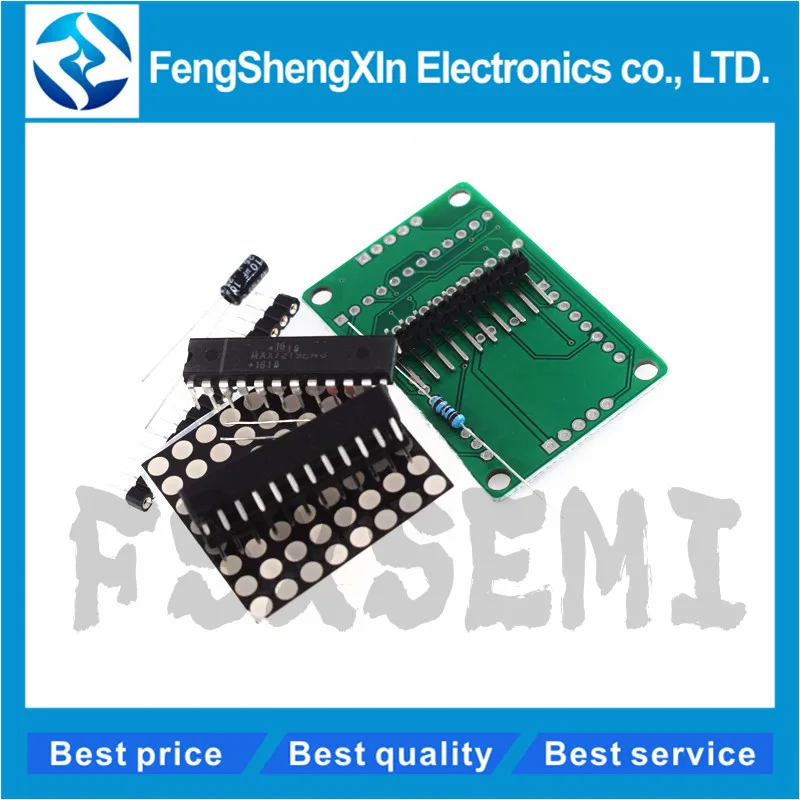 1pcs MAX7219 8X8 Red LED Dot Matrix Module MCU Control Controller Display Drive Driver Board DIY Kit For Arduino Common Cathode