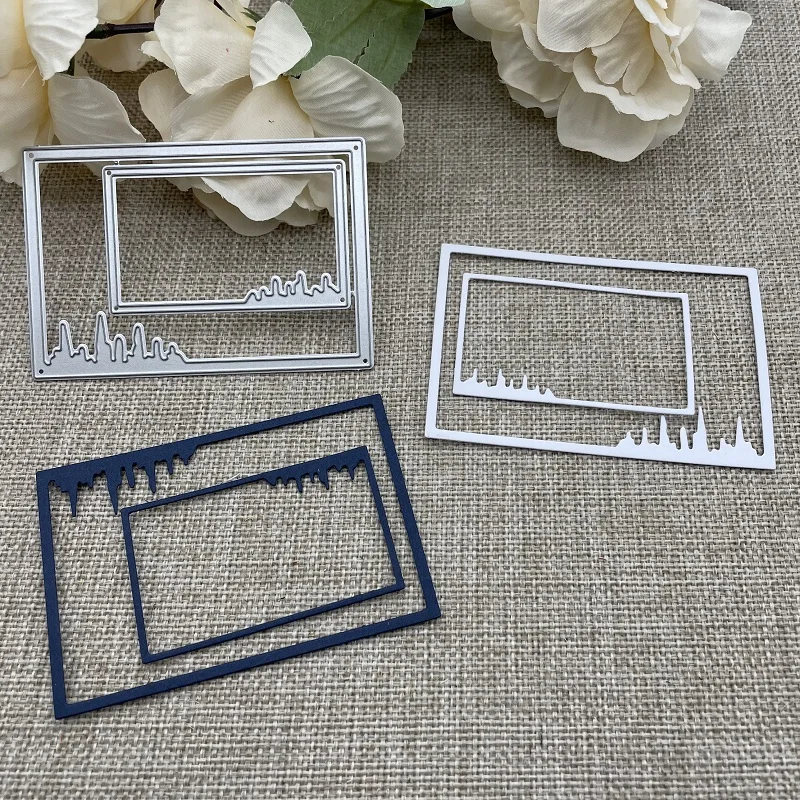 Winter Ice Frame Me…