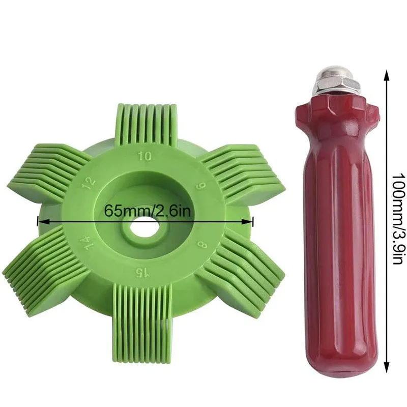 Car A/C Radiator Condenser Fin Comb Air Conditioner Coil Straightener Cleaning Tool Auto Cooling System Repair