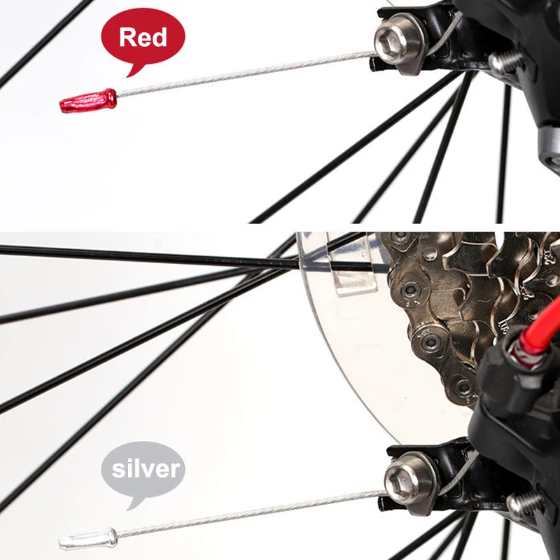 Xtech Brake Stainless Steel Retractable Springs Tail Cap for Xiaomi Electric Scooter M365 Bike Cable Line Colorful Accessories