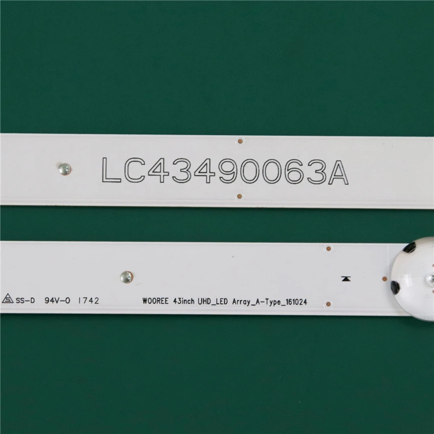 LED Band For LG 43UM7000PLA 43UM7100PLB LED Bar Backlight Strip Line Ruler WOOREE 43inch UHD_LED Array_A-Type_161024