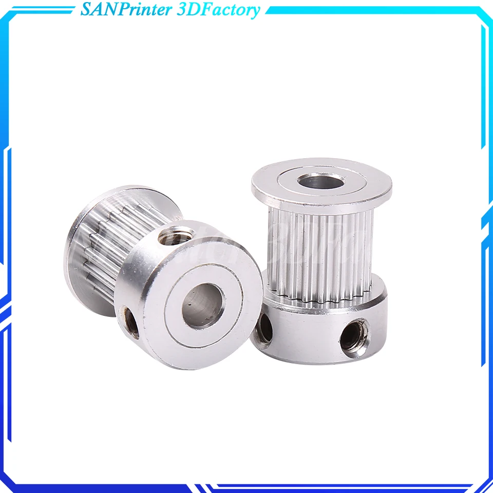 2GT 12 15 16 20 teeth 2GT Timing Pulley Bore 3.17/4/5/6/6.35/8mm For GT2 Timing Belt width 6mm 10mm 15mm 3D printer CNC Parts