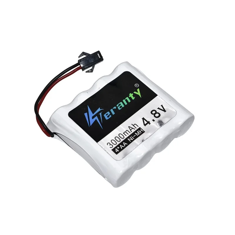 High Capacity 4.8v 3000mAH NiMH Rechargeable Battery Pack For Rc Toys Cars Tanks Robots Boat Ship Guns JST/SM/EL2P/TAMIYA